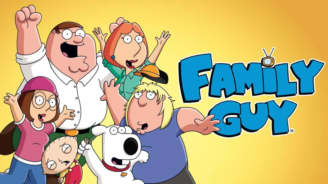 Family Guy key art: the Griffin family ensemble with the show's logo.
